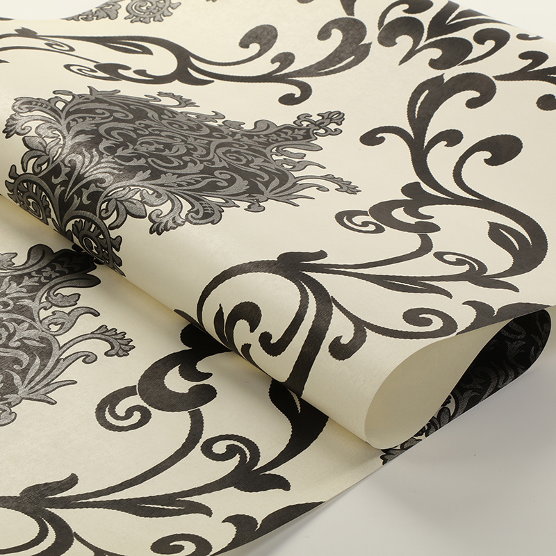 Waterproof Wallpaper PVC Vinyl Classic Wall Paper Wall Covering for Home Decoration