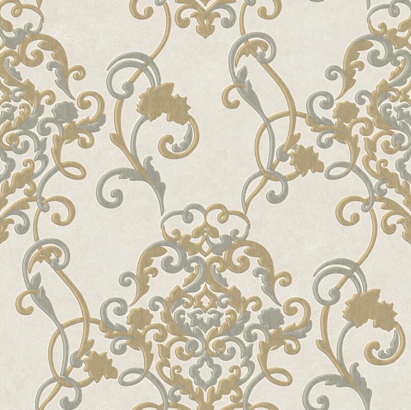 PVC Vinyl Wallpaper Waterproof Wall Paper for Home Decor