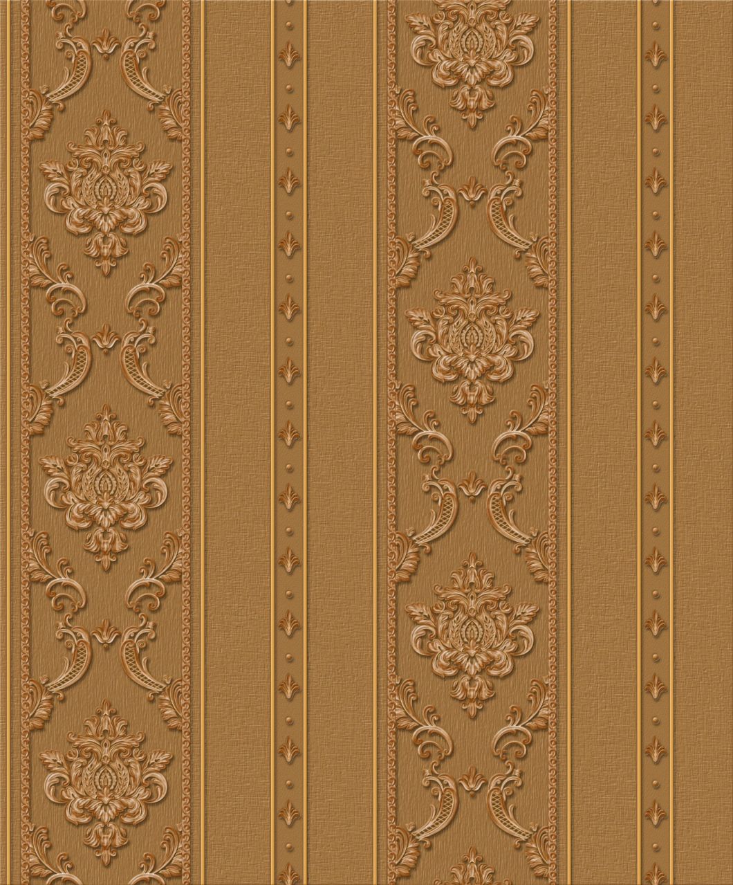 PVC Wallpaper Vinyl 3D Wallpaper Luxury Damask Wallpaper for Home Decor