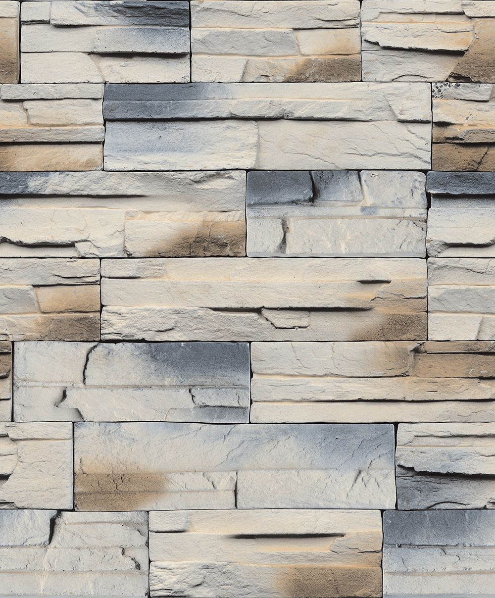 PVC Vinyl Wallpaper Modern Stone 3D Wall Paper