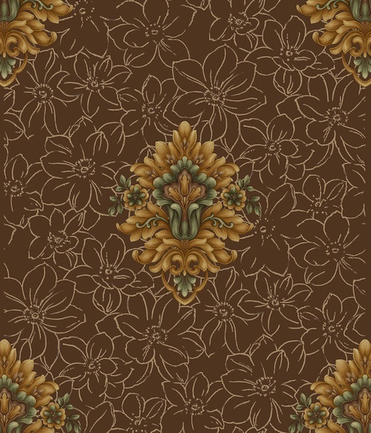 PVC Vinyl Wallpaper 3D Modern Wall Paper Damask Wallpaper for Living Room