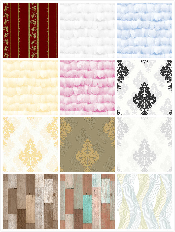 High Quality PVC Wallpaper Vinyl 3D Wall Paper for Home Decor