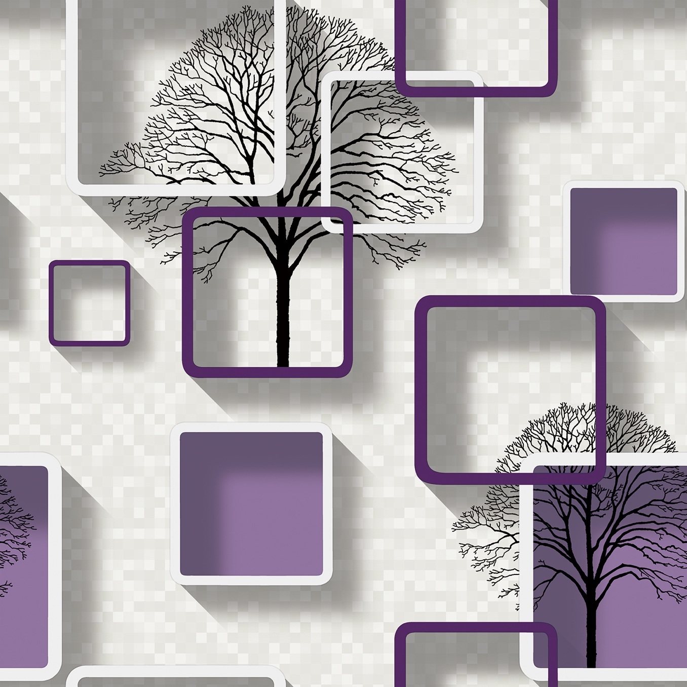 New Modern Classic PVC Decoration 3D Design Wallpaper