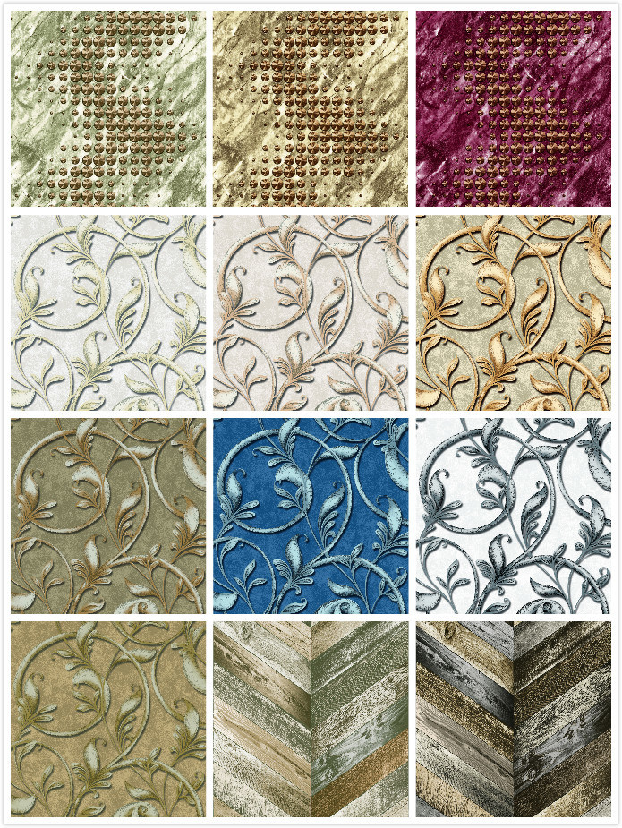 Vinyl Wallpaper PVC Wall Paper for Home Decor