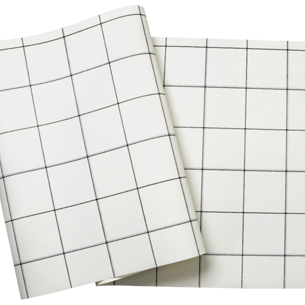 New PVC High Quality Wallpaper Modern Luxury Geometric Lines Design