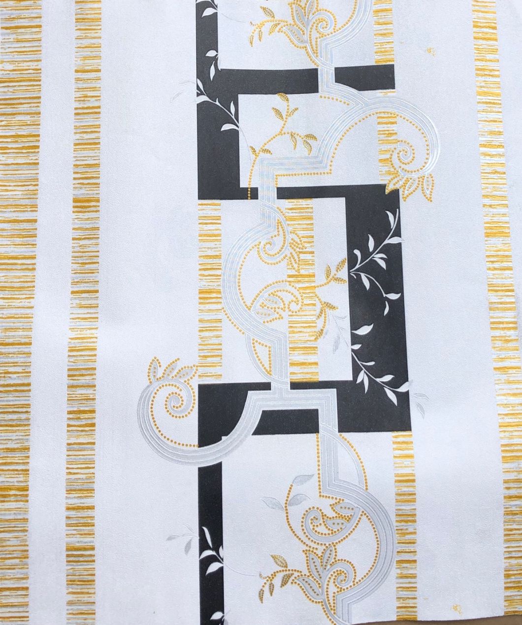 3D Vinyl Wall Paper Factory Price PVC Waterproof Luxury Modern Wallpaper for Living Room