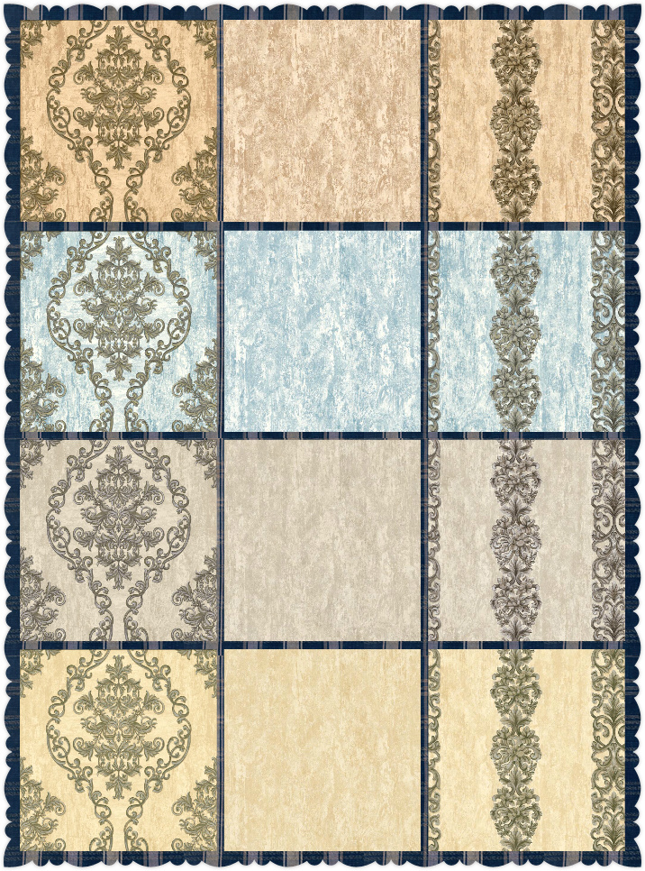 High Quality PVC Wallpaper Luxury Wall Paper for Living Room
