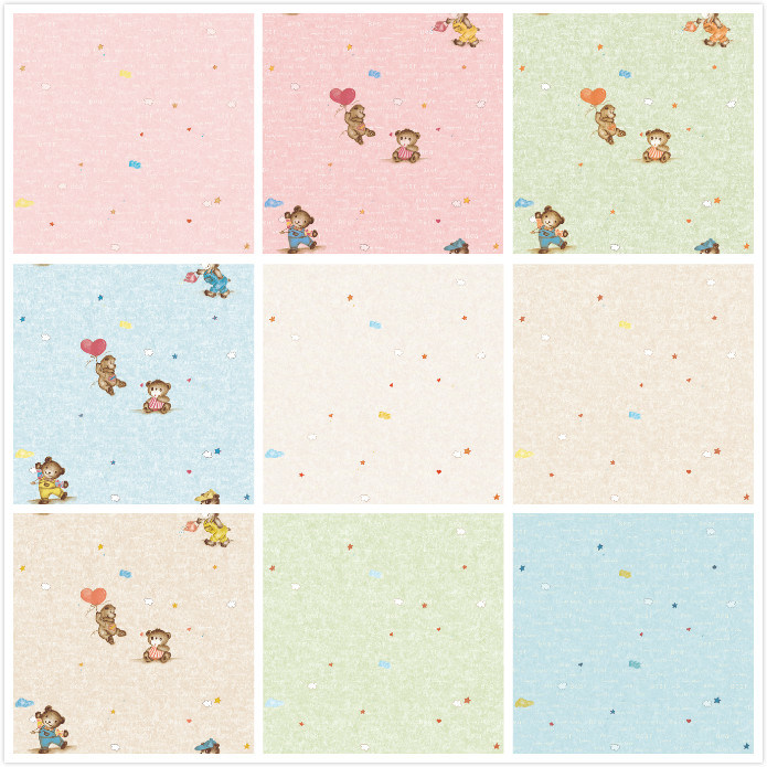 PVC Wallpaper High Quality Wall Paper for Children Room