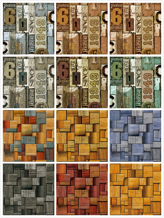 Hot Selling PVC Wallpaper Brick and Stone Vinyl Wall Paper