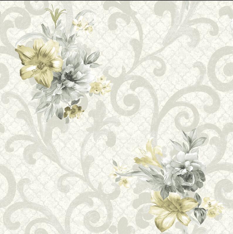 PVC Wallpaper Vinyl Luxury Wall Paper for Home Decor