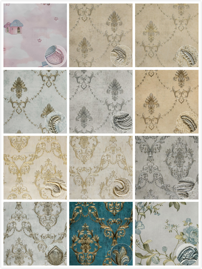 Non Woven Wallpaper High Quality Wall Paper for Home Decoration