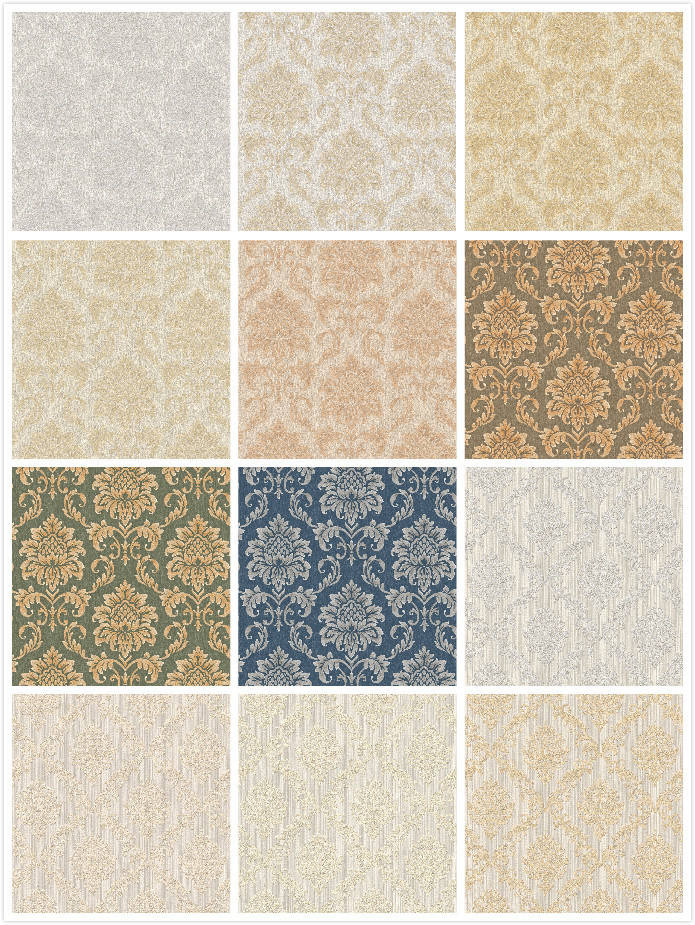 Vinyl Wallpaper Luxury Wall Paper for Home Decoration