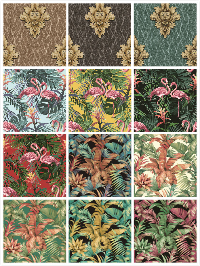 Factory 3D Modern PVC Wallpaper Vinyl Wall Paper