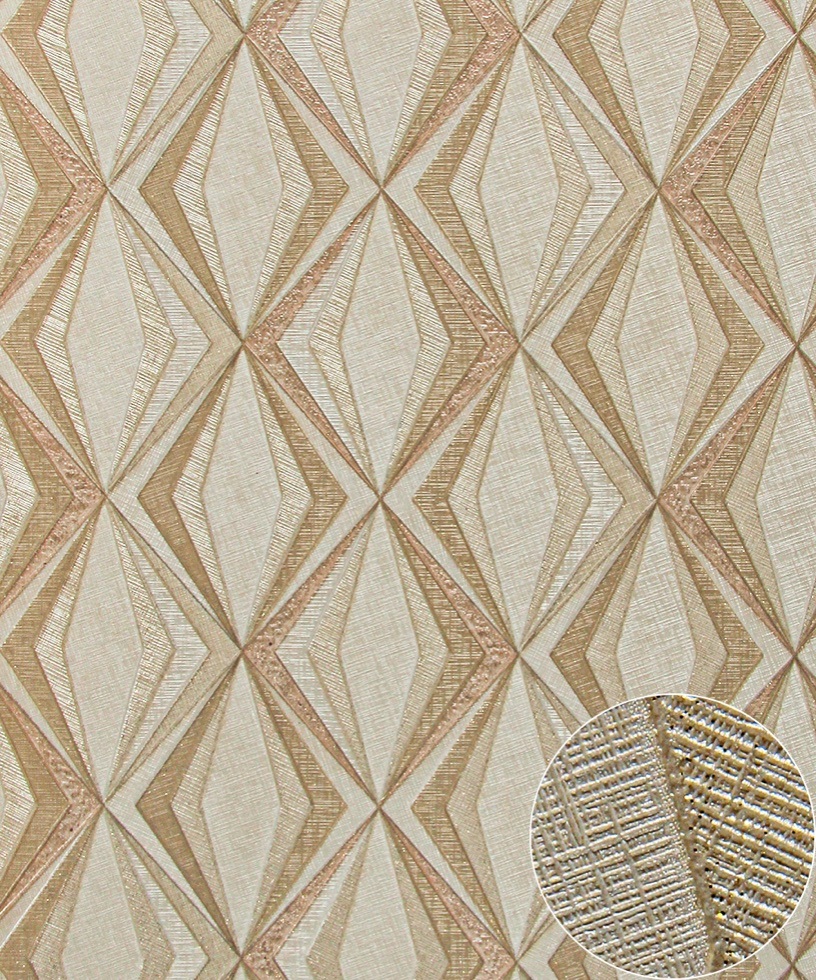 PVC Vinyl Wallpaper Modern 3D Design Waterproof Wallpaper for Home Decoration