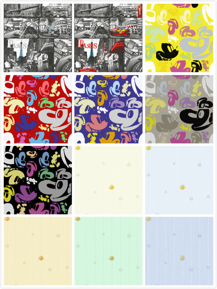 PVC Wallpaper High Quality Vinyl Wall Paper for Children