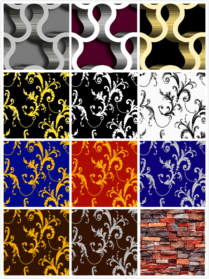 Vinyl PVC Wallpaper 3D Designs Factory Wallpaper for Home Decoration