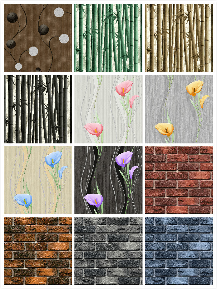 3D Wall Paper Modern Vinyl Wallpaper for Home Decoration