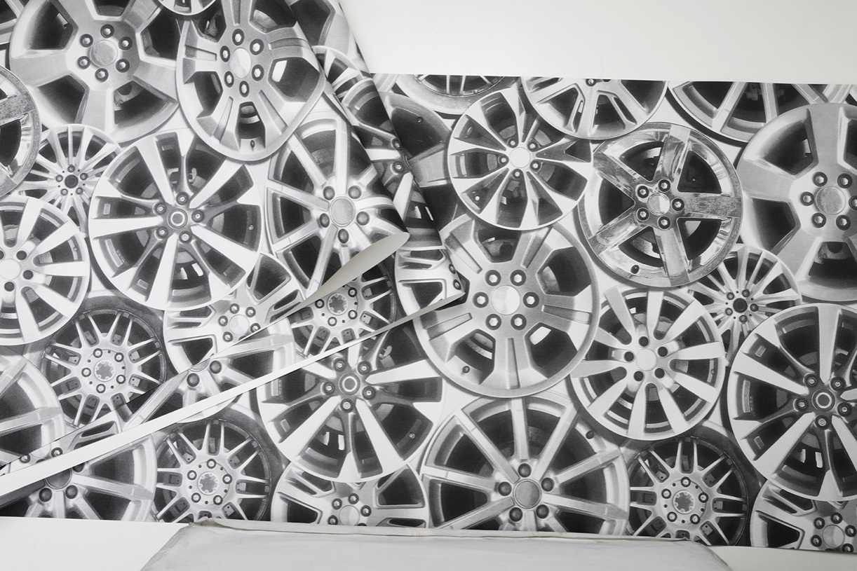 New PVC High Quality Wallpaper Modern Industrial Design