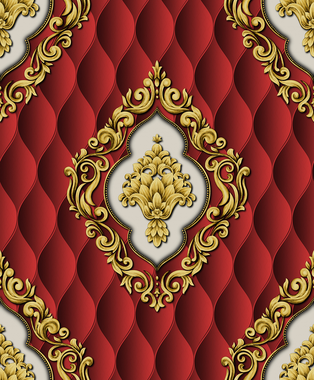 PVC Factory Price Wall Paper Modern 3D Design Vinyl Luxury Waterproof Wallpaper for Home Decor