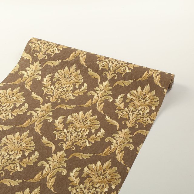 Waterproof Vinyl PVC Wallpaper Classic Wall Paper for Home Decoration
