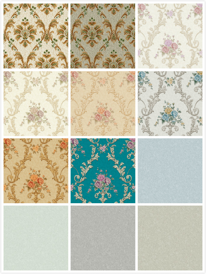 Deep Embossing Wallpaper Vinyl Wall Paper for Home Decor