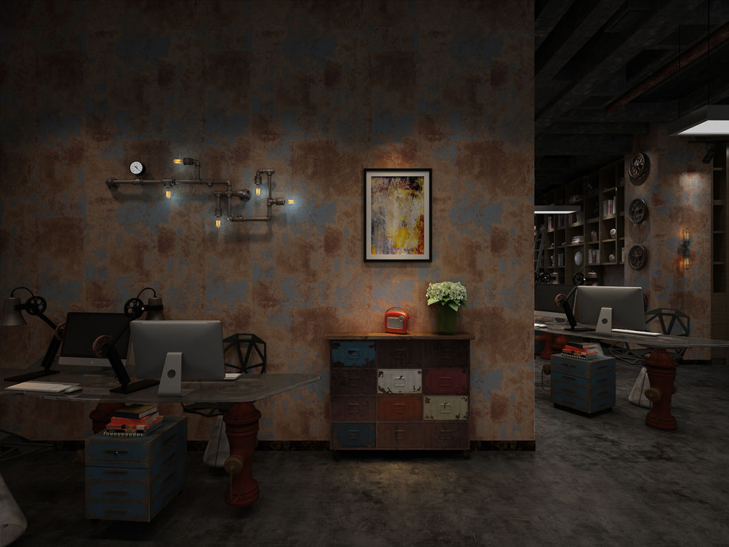 New PVC High Quality Wallpaper Modern Old Style