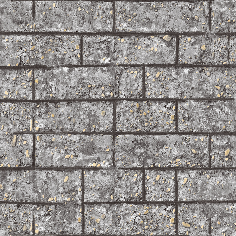 New PVC High Quality Wallpaper Modern Bricks Design