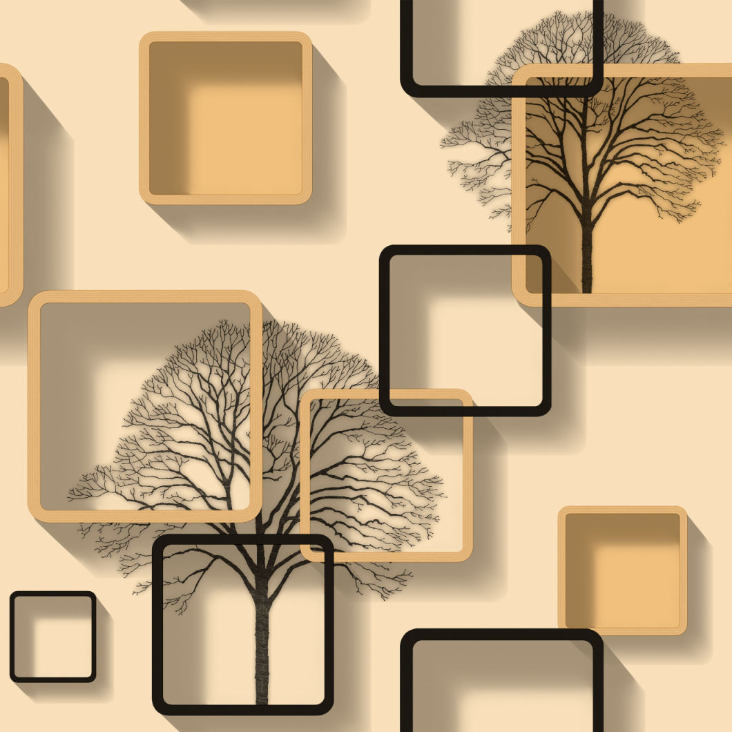 New PVC High Quality Wallpaper Modern Design