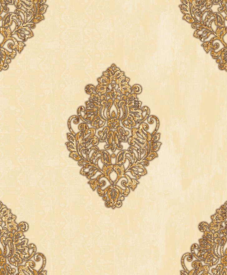 Factory Price PVC Wallpaper Luxury Damask Wall Paper for Home Decor