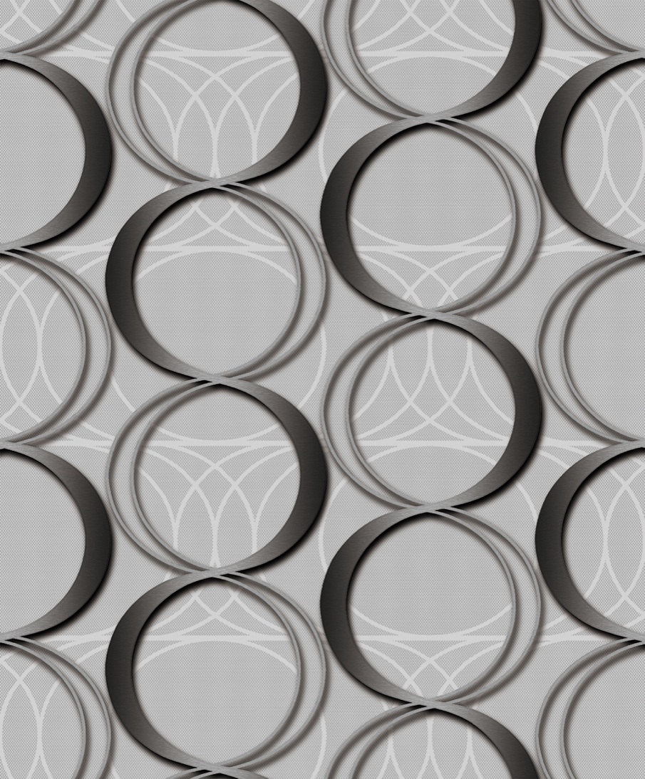 New PVC High Quality Wallpaper Modern Geometric Lines Design