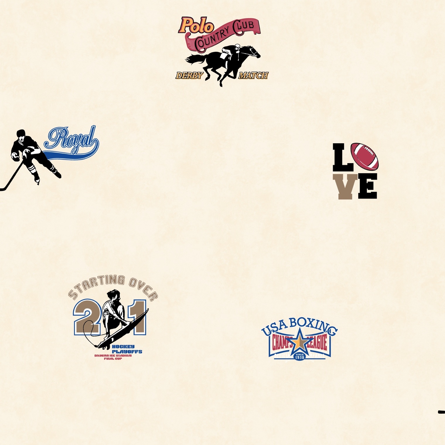 New PVC High Quality Wallpaper Kids Sports Design