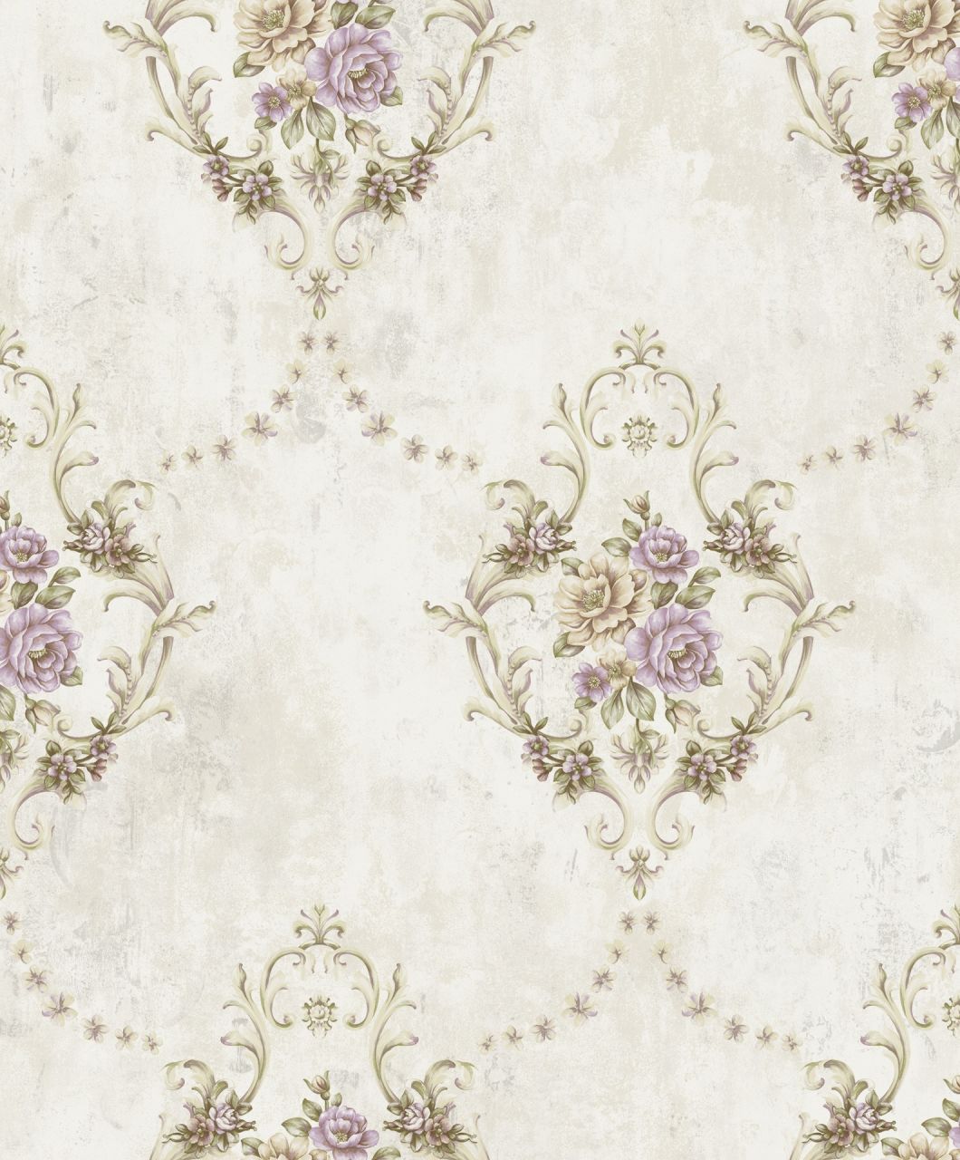 New Non Woven Embossing High Quality Wallpaper Luxury Flower Design