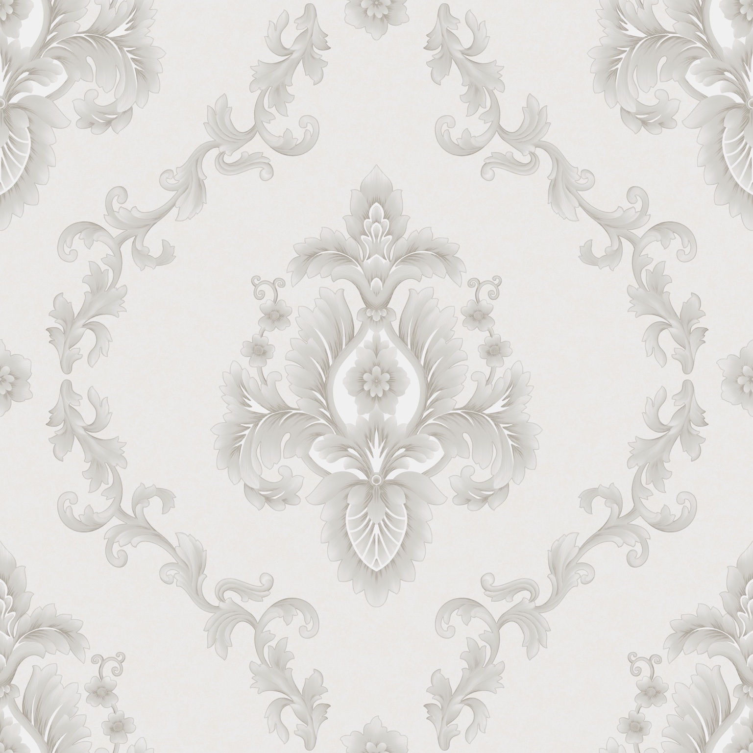 New PVC High Quality Wallpaper Luxury Damask Design