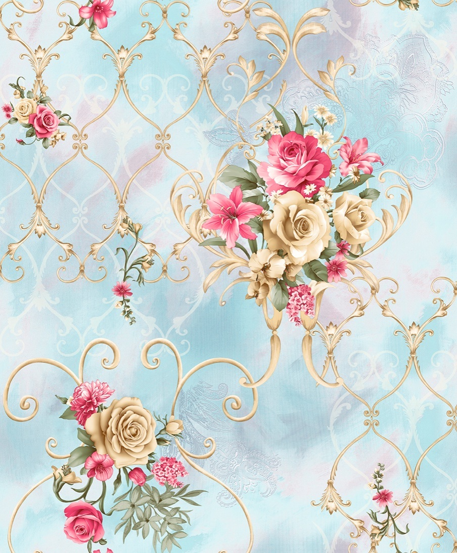 PVC Modern Wallpaper Factory Price 3D Design Waterproof Vinyl Luxury Wallpaper for Home Decoration