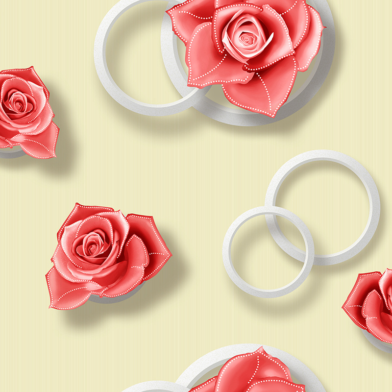 Factory Price PVC Wall Paper 3D Waterproof Vinyl Modern Design Luxury Wallpaper for Home Decoration