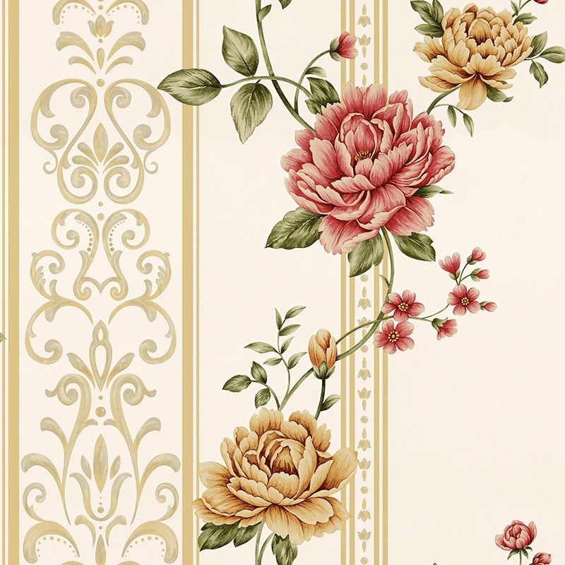 Factory Price PVC Wall Paper Waterproof Vinyl Modern Design Luxury Wallpaper for Home Decoration