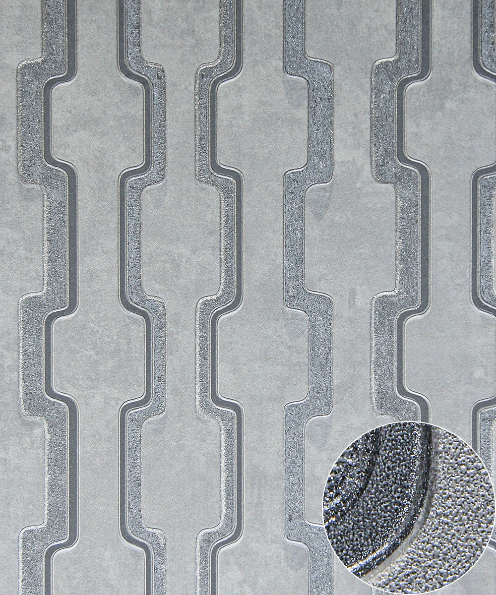 PVC Vinyl Wallpaper Modern 3D Design Waterproof Wallpaper for Living Room