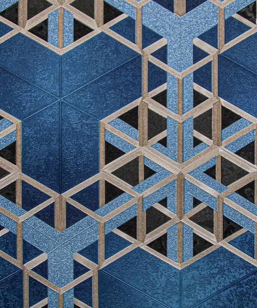 Luxury PVC Wall Paper Modern 3D Design Waterproof Wall Paper for Home Decor