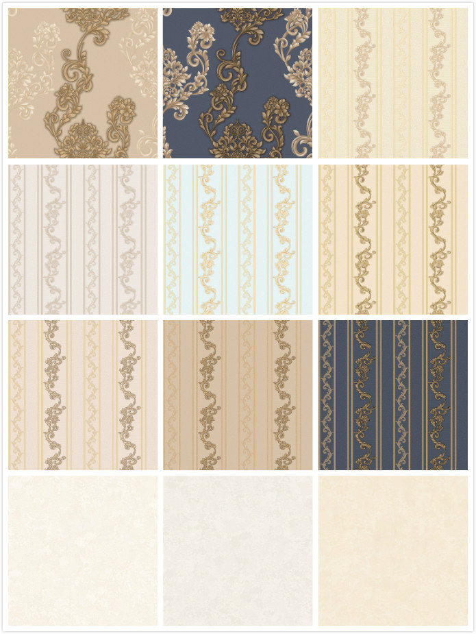 PVC Wallpaper High Quality Classic Luxury Wall Paper Factory Price