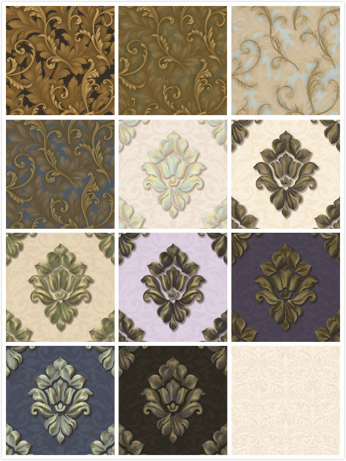 PVC Wallpaper High Quality Classic Luxury Wall Paper Factory Price