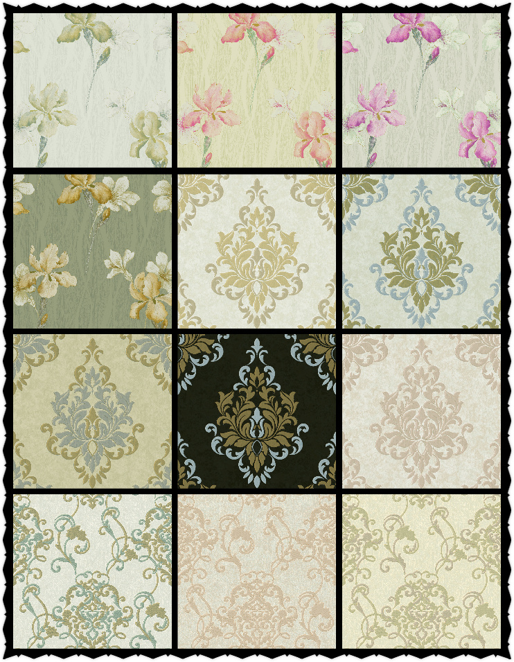 PVC Vinyl Wallpaper Waterproof Wall Paper for Home Decor