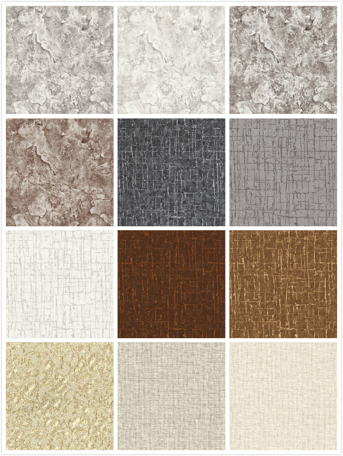 Vinyl PVC Wall Paper Home Decor Waterproof Wallpaper