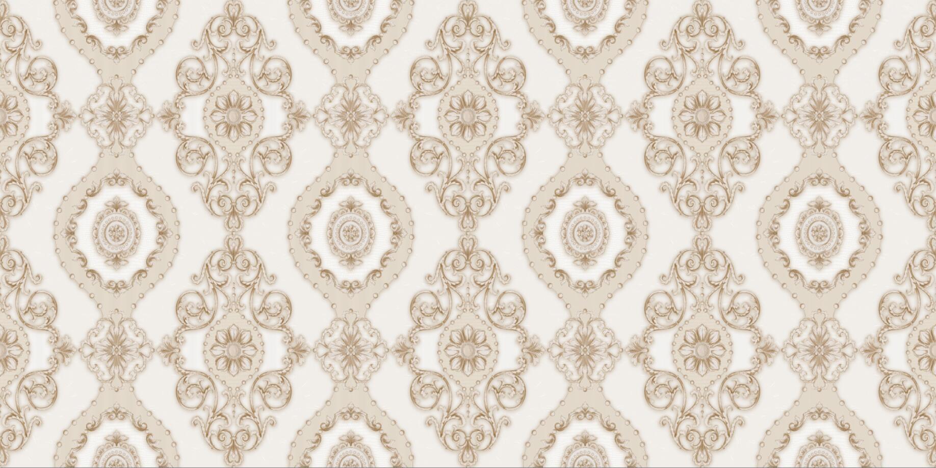 1.06 PVC Damask Flower Design High Quality PVC Wallpaper Covering