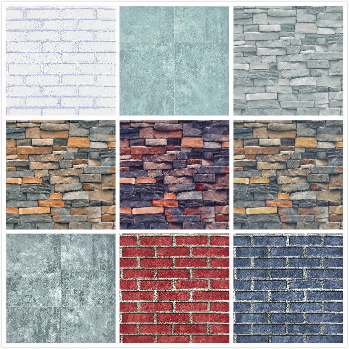 Vinyl PVC Wallpaper 3D Wall Paper for Home Decoration