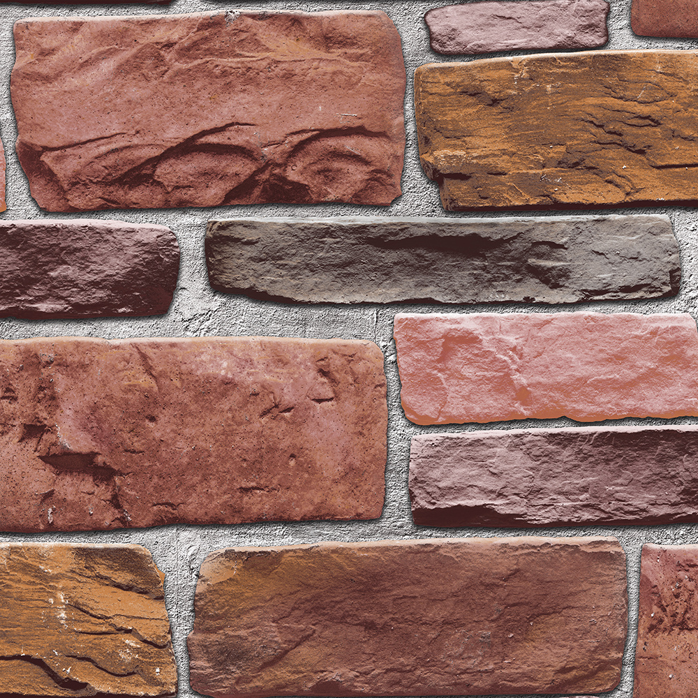 PVC Vinyl Wallpaper Modern Stone 3D Wall Paper