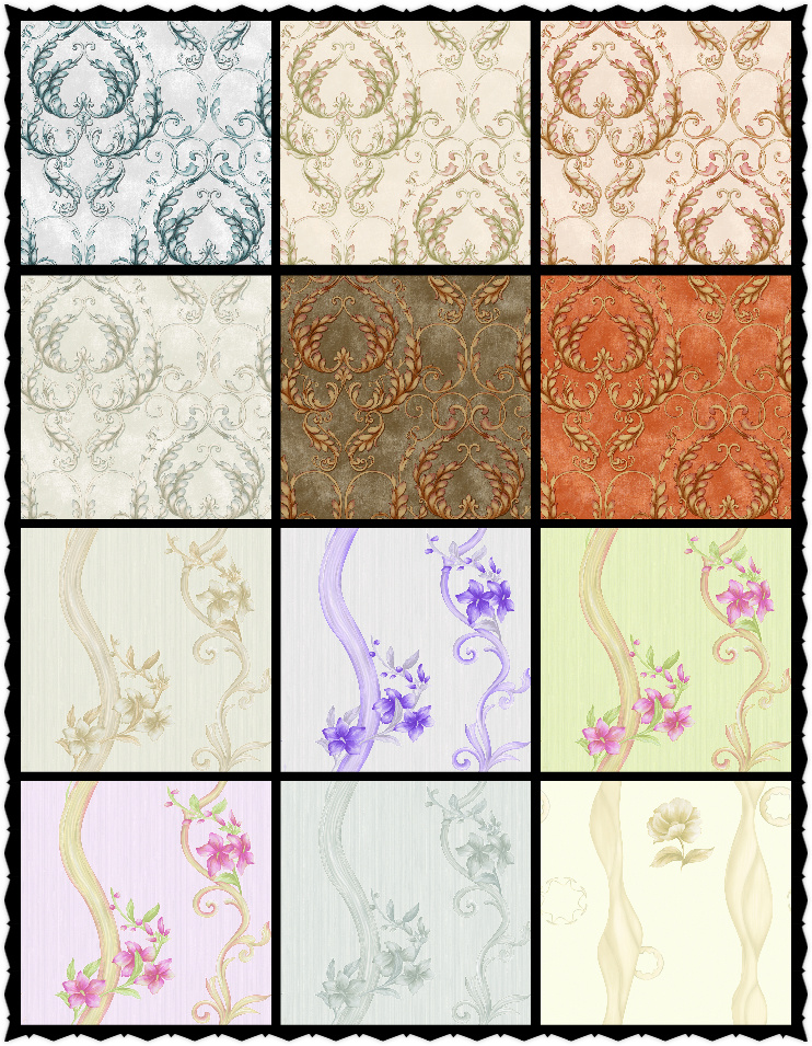 Hot Selling Wallpaper PVC Vinyl Wall Paper for Home Decoration