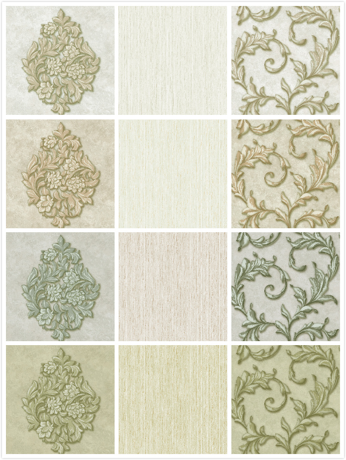PVC Luxury Wallcovering High Quality Wallpaper for Living Room