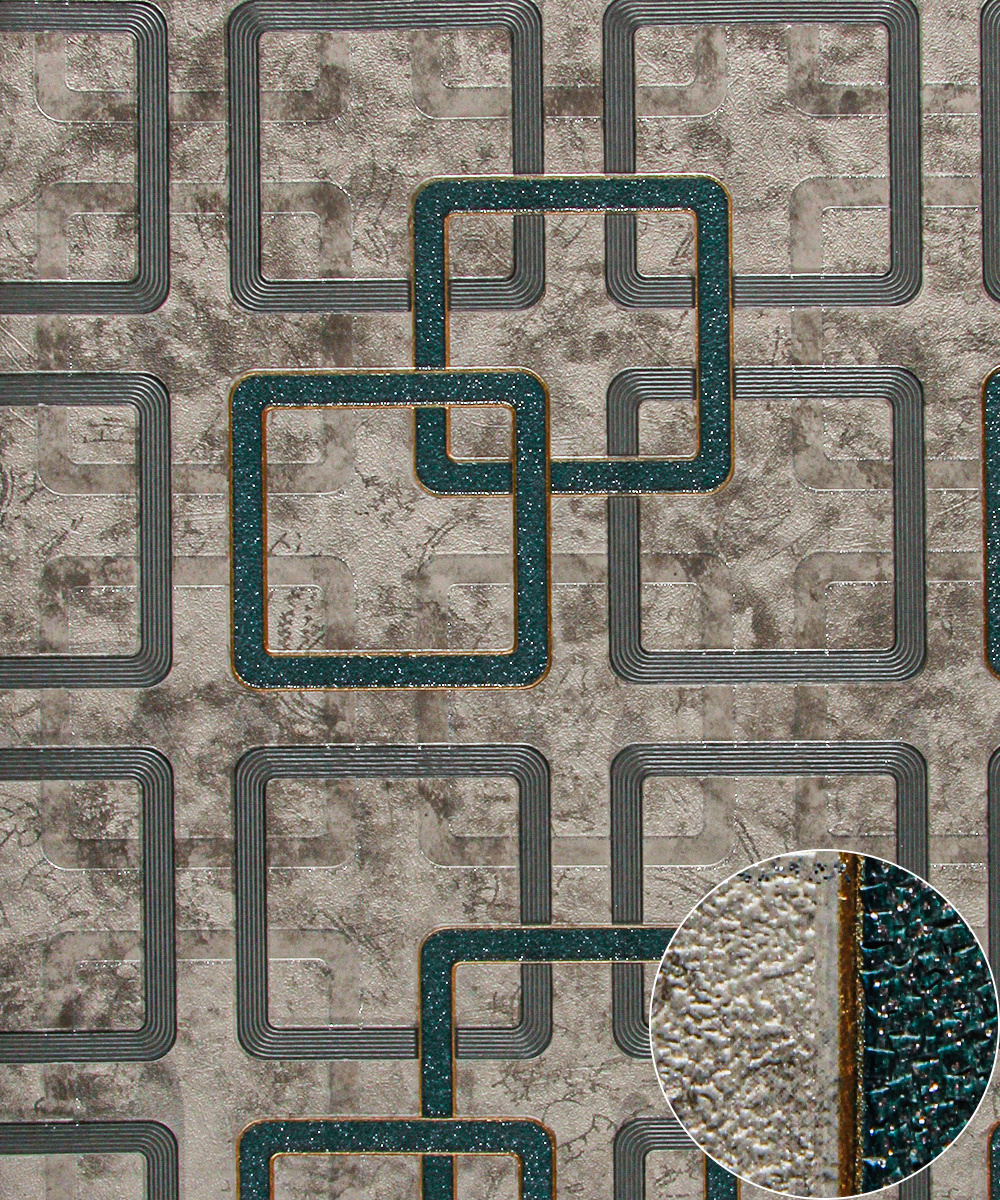 PVC Vinyl Wallpaper Modern 3D Waterproof Wallpaper for Home Decor