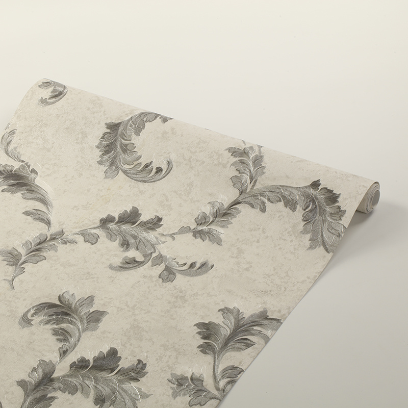 PVC Vinyl Wallpaper Classic Wall Paper Wall Covering for Home Decor
