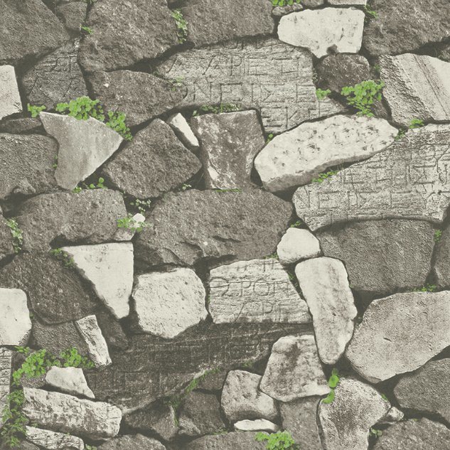PVC Vinyl Wallpaper Modern Stone 3D Wall Paper